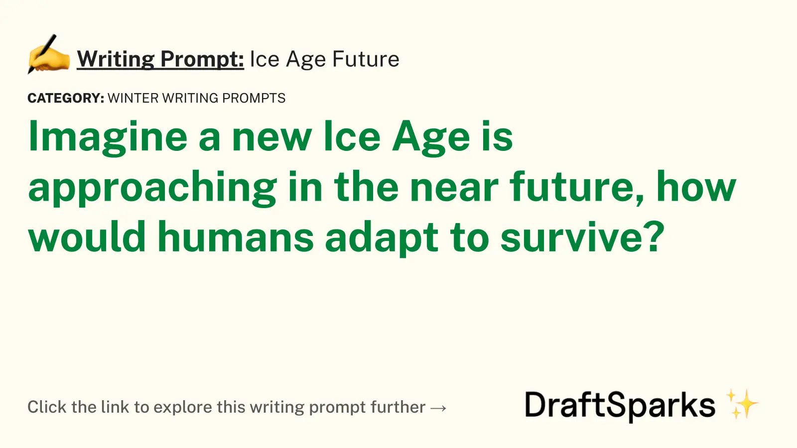 Ice Age Future