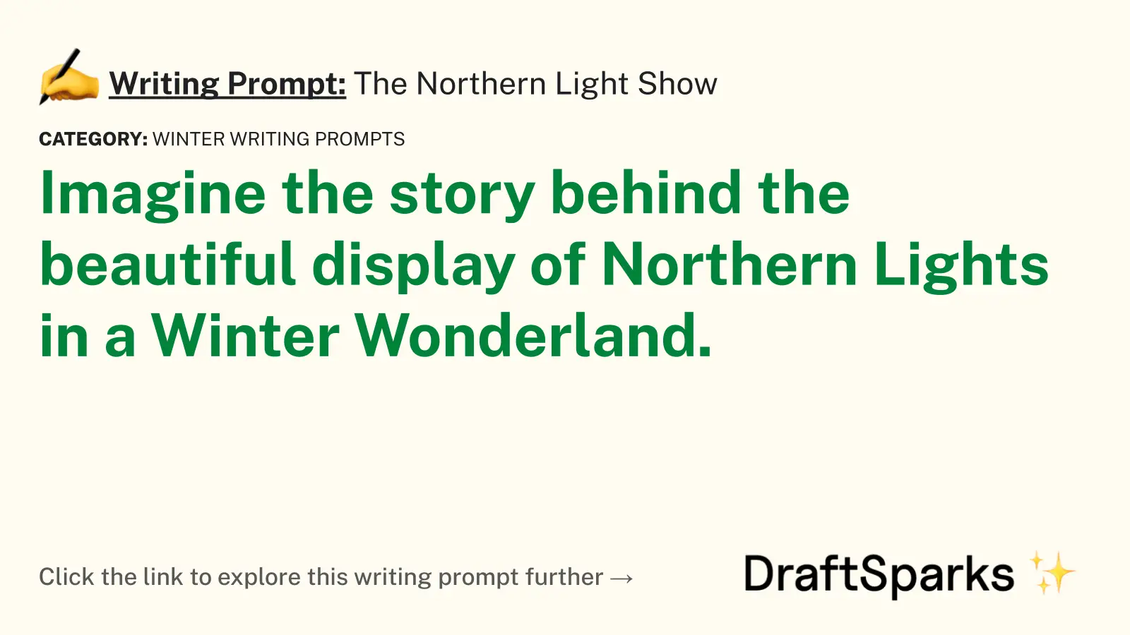 The Northern Light Show
