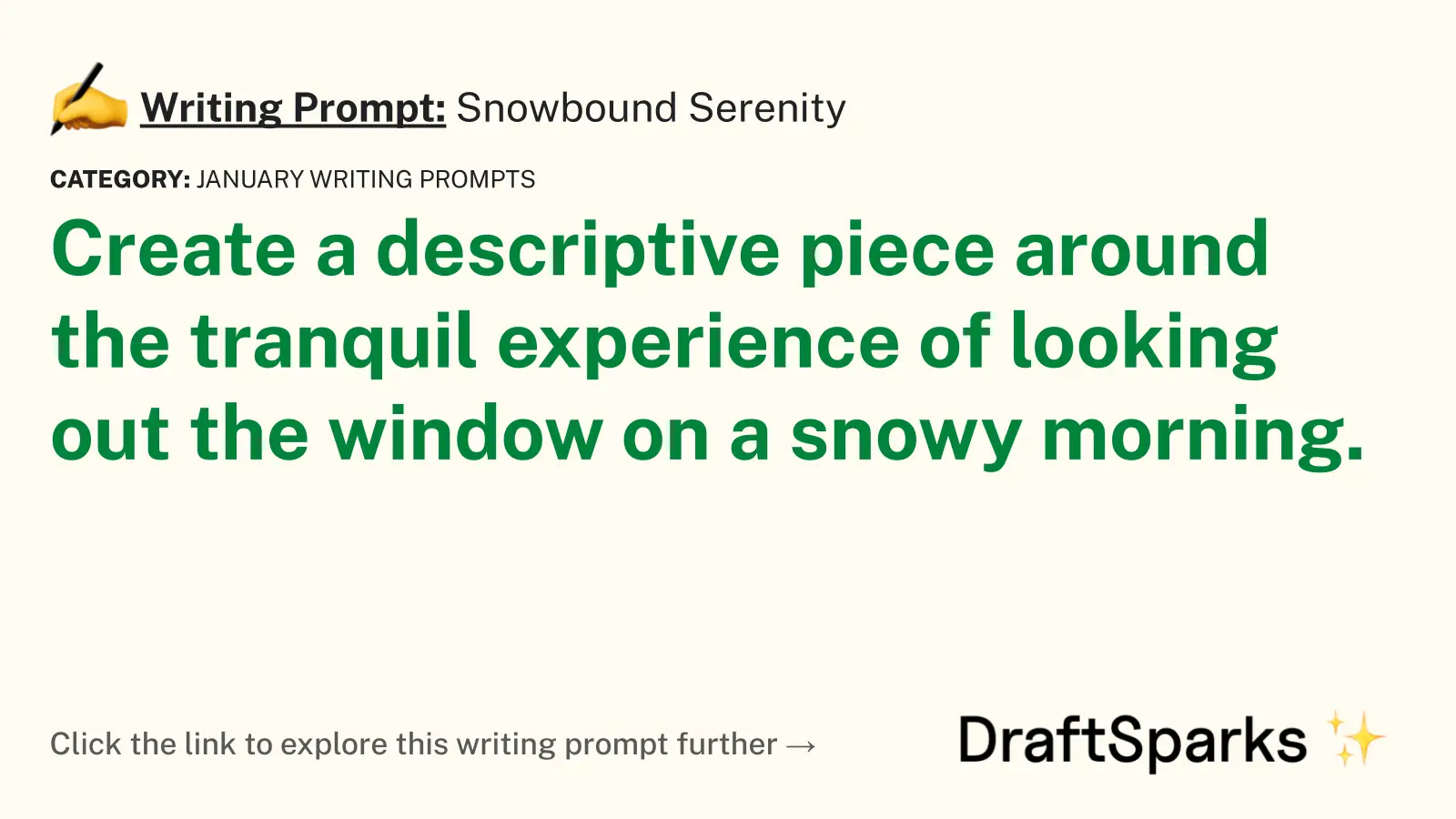 Snowbound Serenity