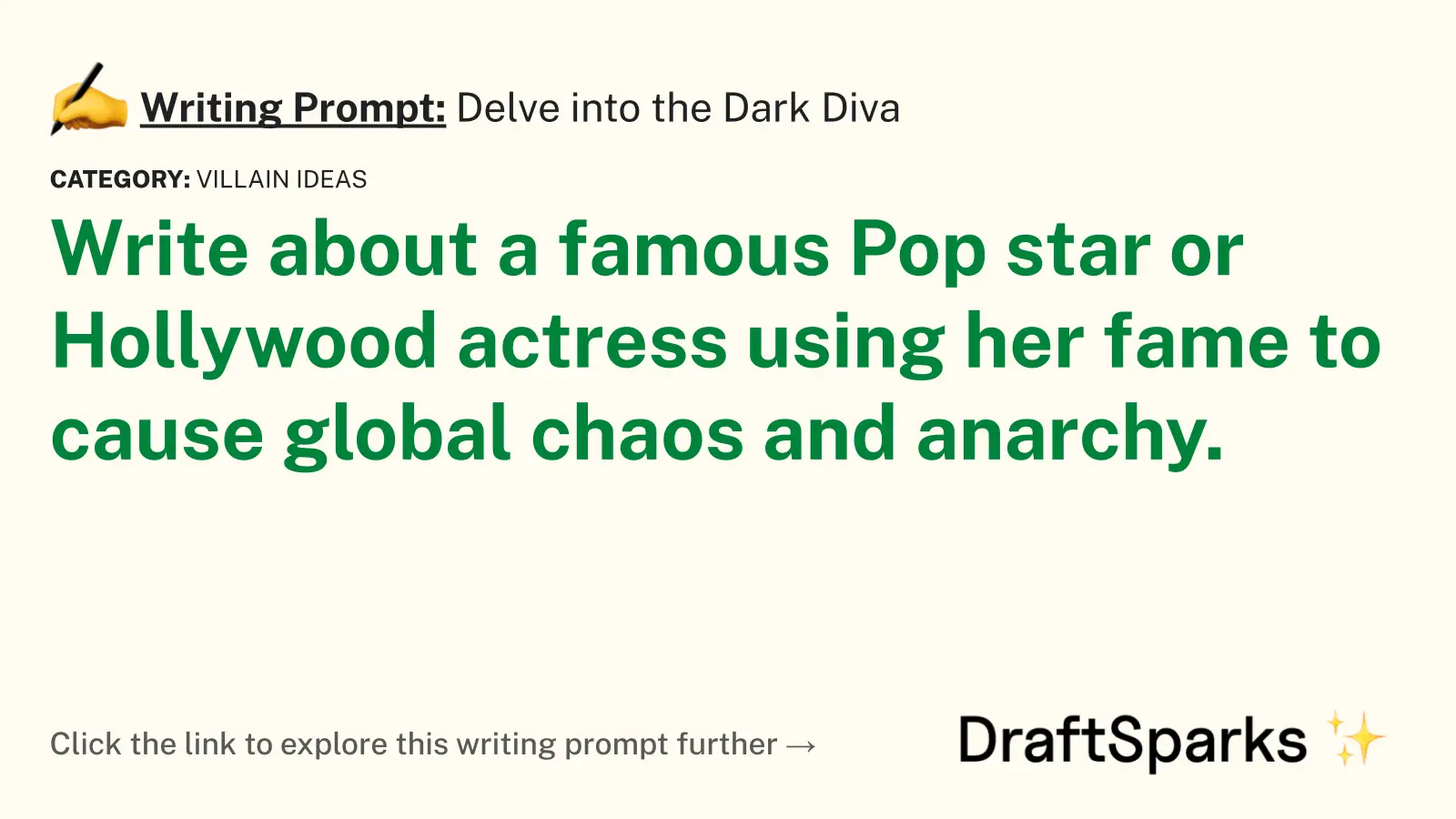Delve into the Dark Diva
