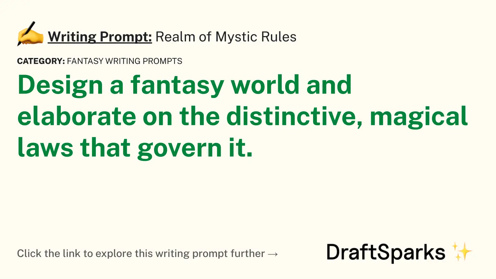 Realm of Mystic Rules