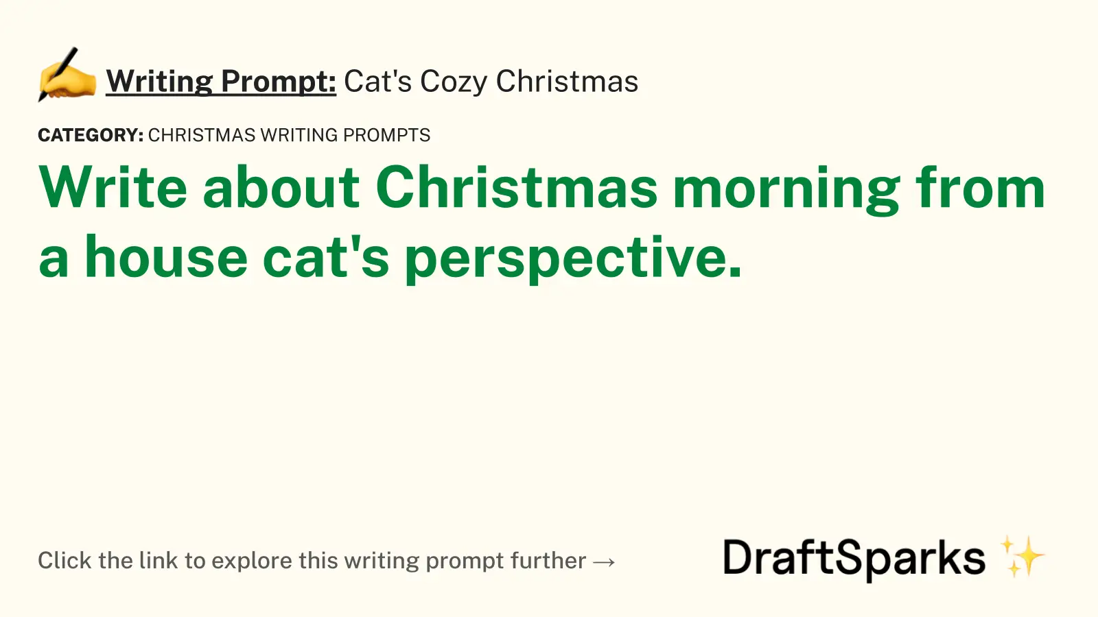 Cat’s Cozy Christmas
