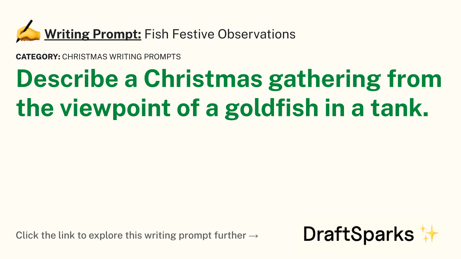 Fish Festive Observations