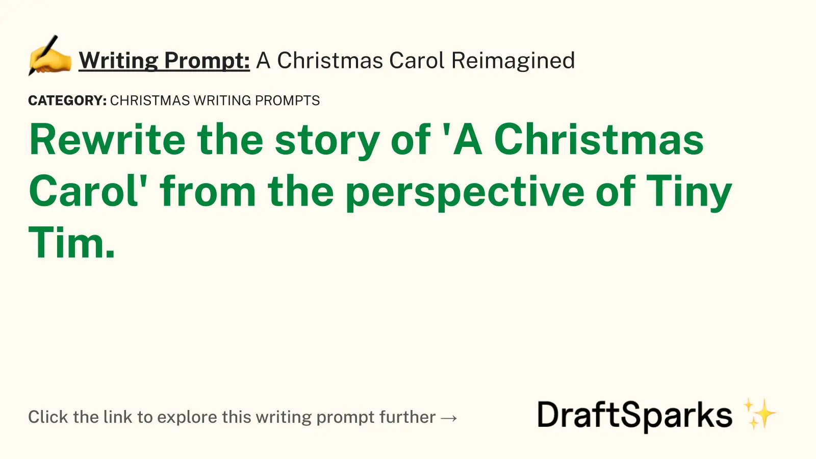A Christmas Carol Reimagined