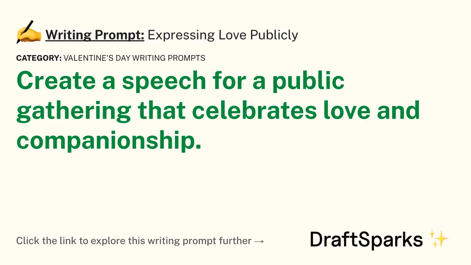 Expressing Love Publicly