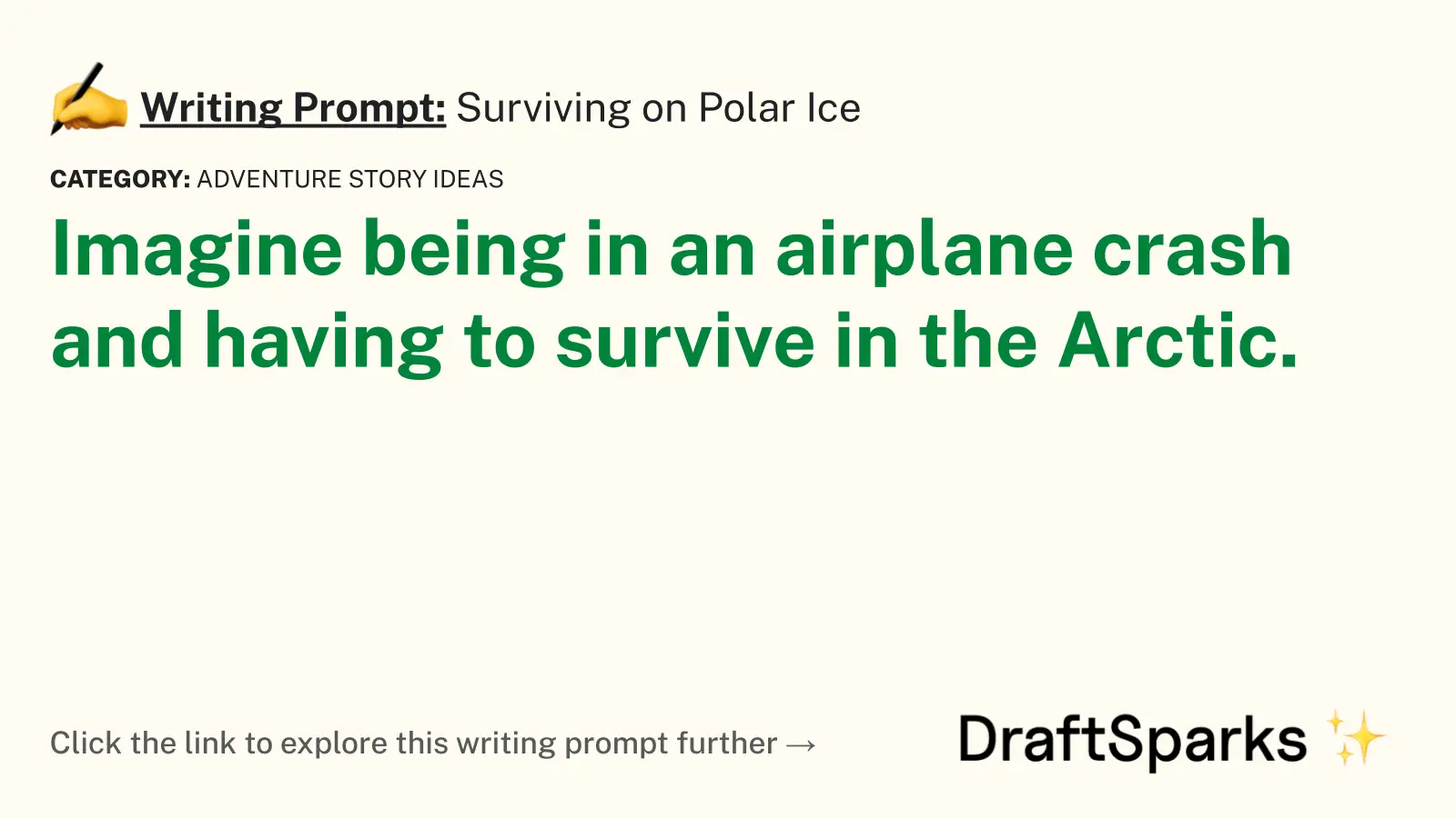 Surviving on Polar Ice