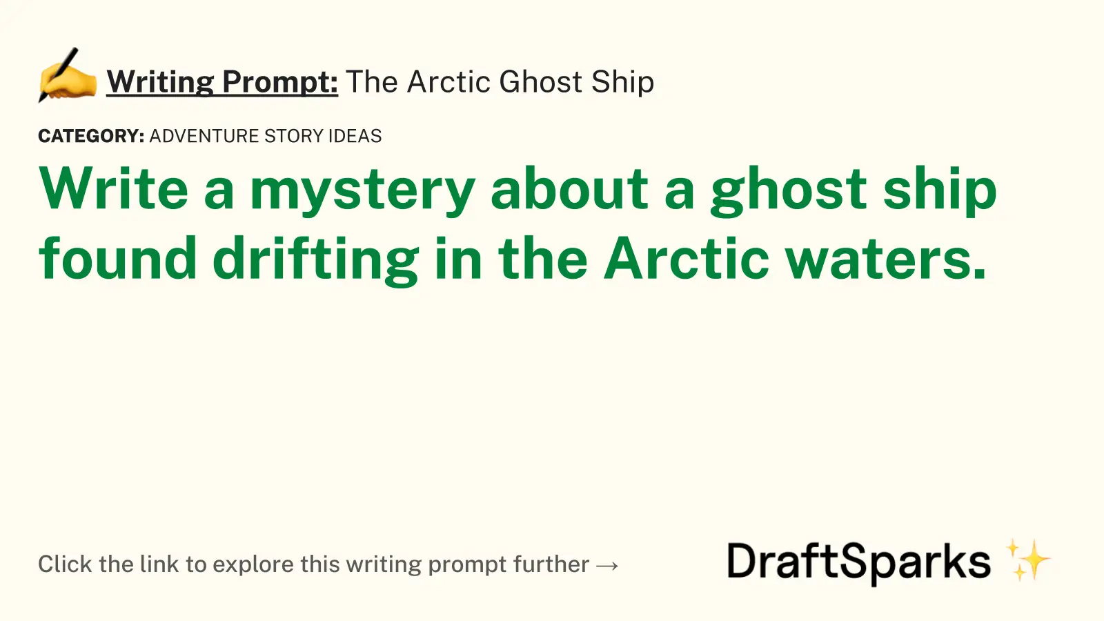 The Arctic Ghost Ship