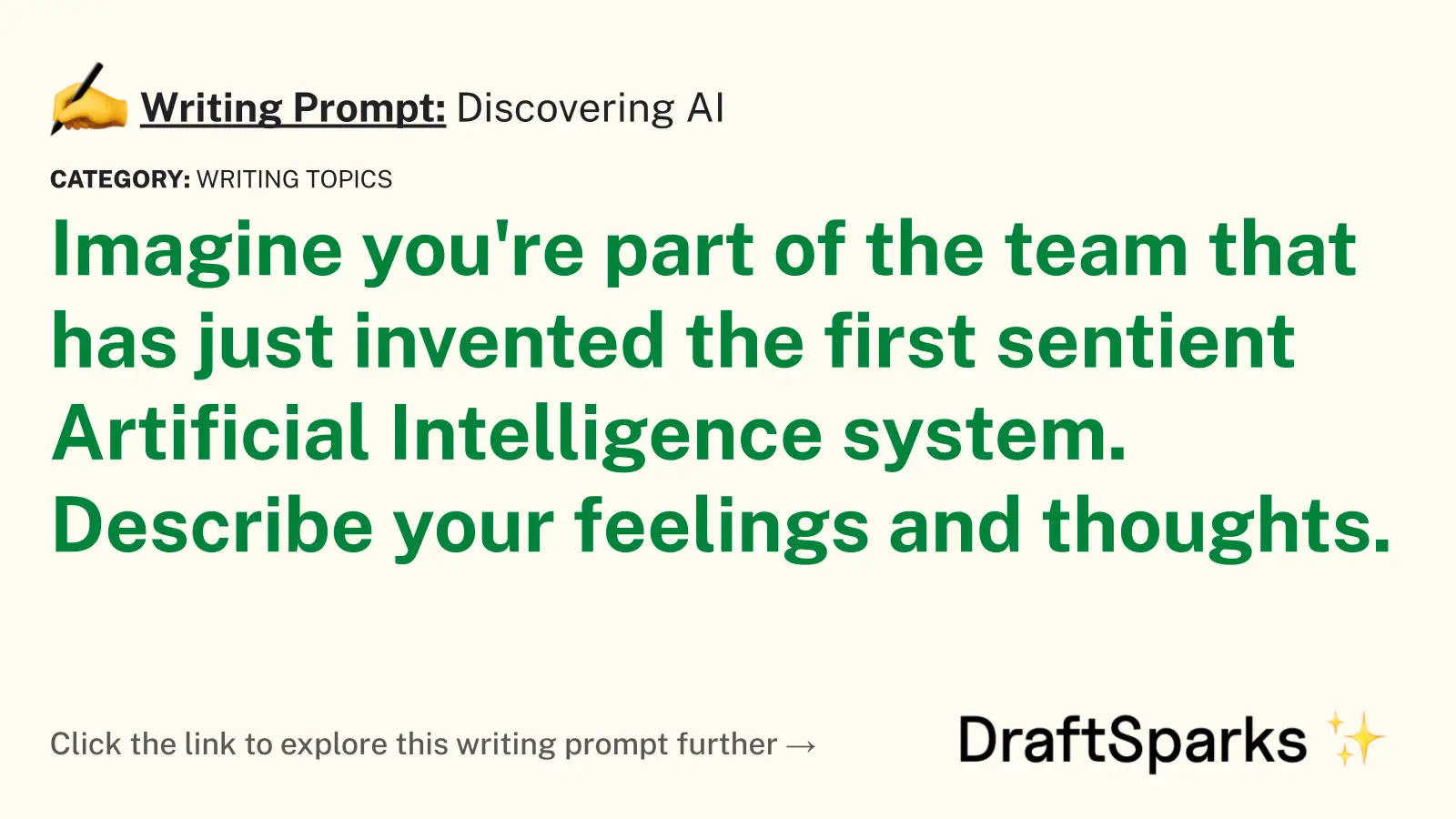 Discovering AI
