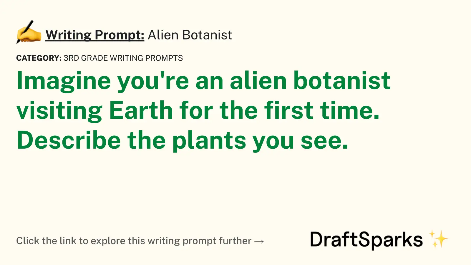 Alien Botanist