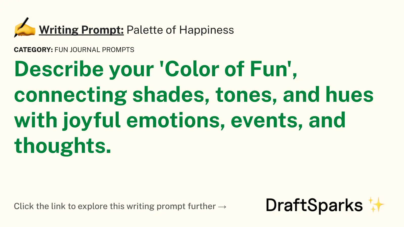 Palette of Happiness