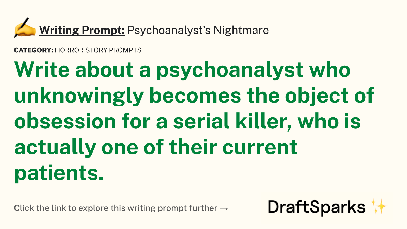 Psychoanalyst’s Nightmare