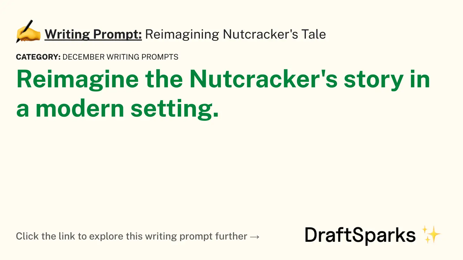 Reimagining Nutcracker’s Tale