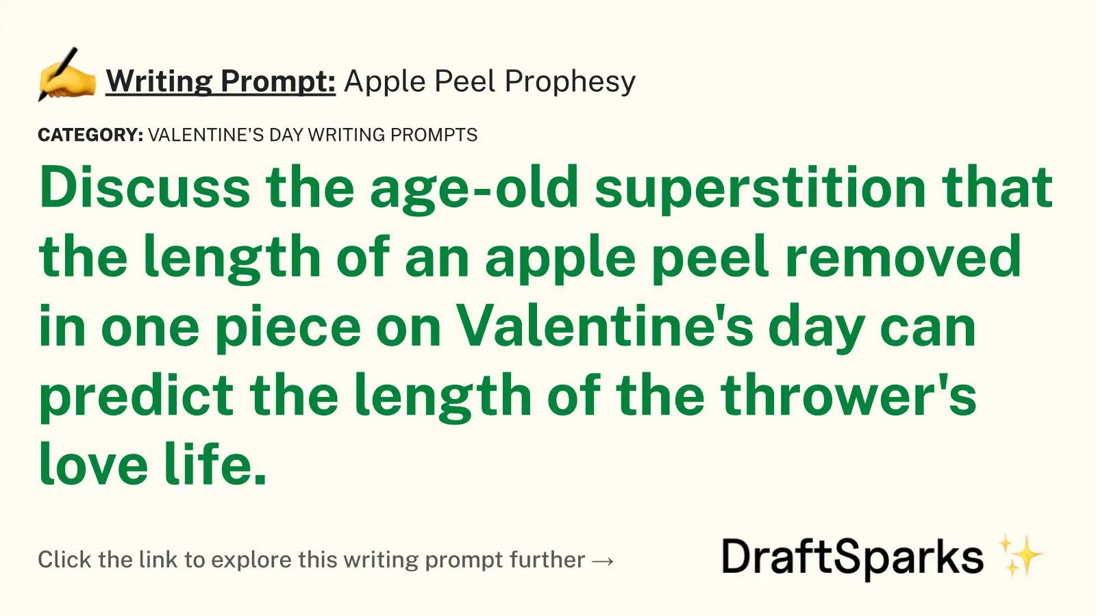 Apple Peel Prophesy
