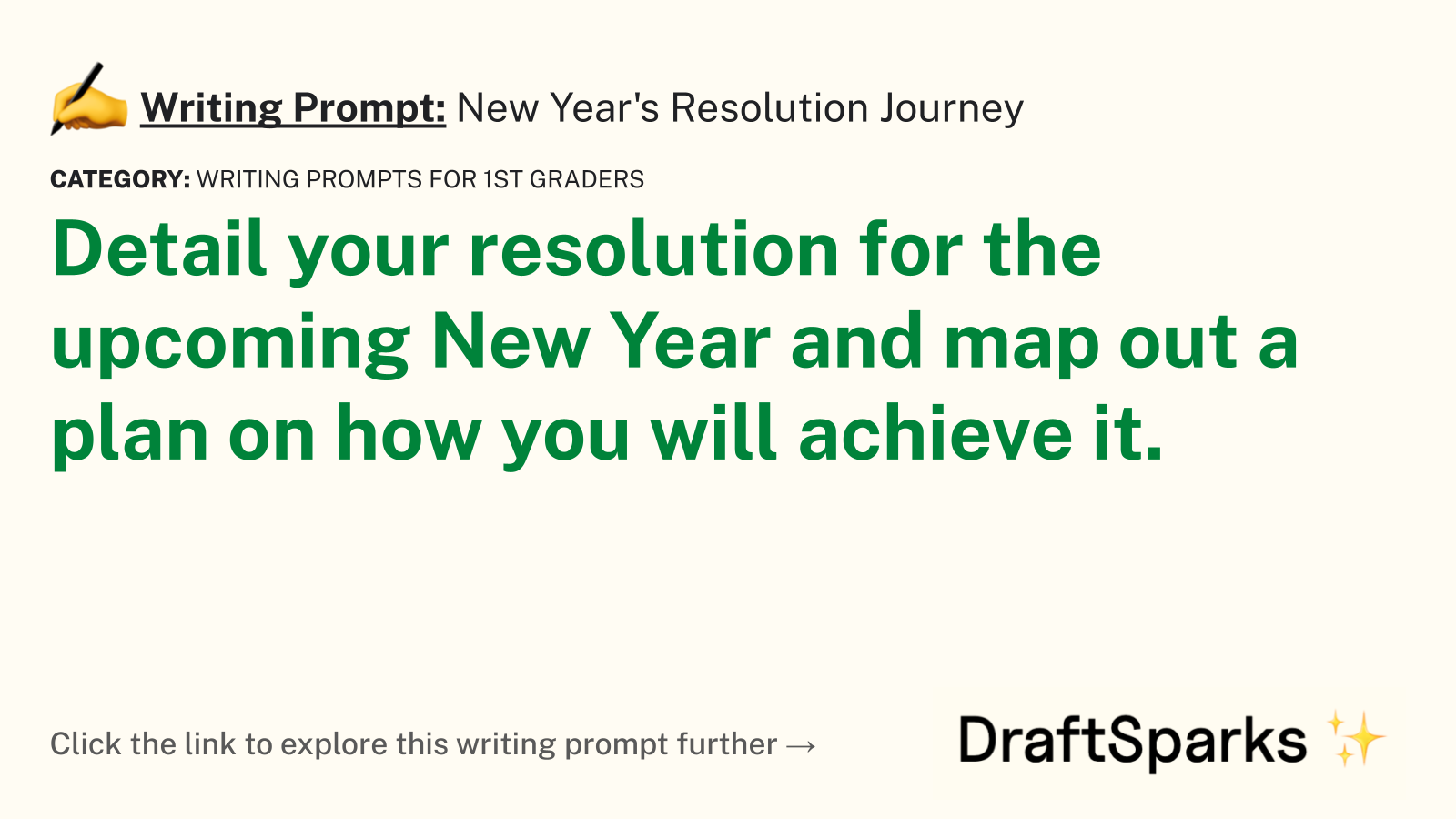 New Year’s Resolution Journey