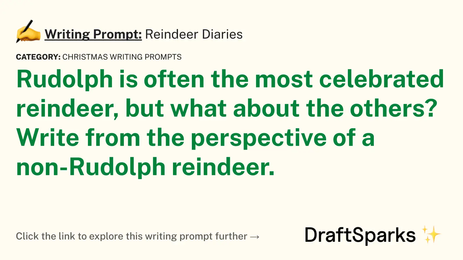 Reindeer Diaries