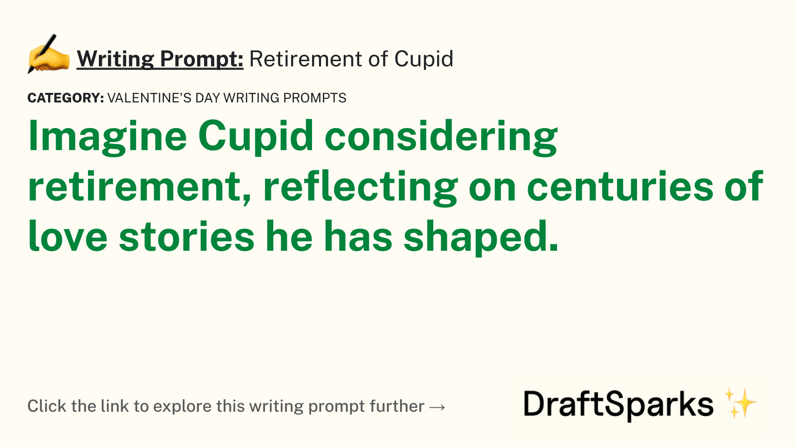 Retirement of Cupid