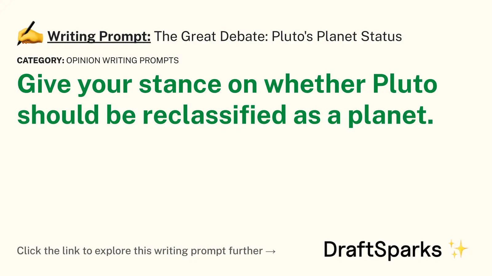 The Great Debate: Pluto’s Planet Status