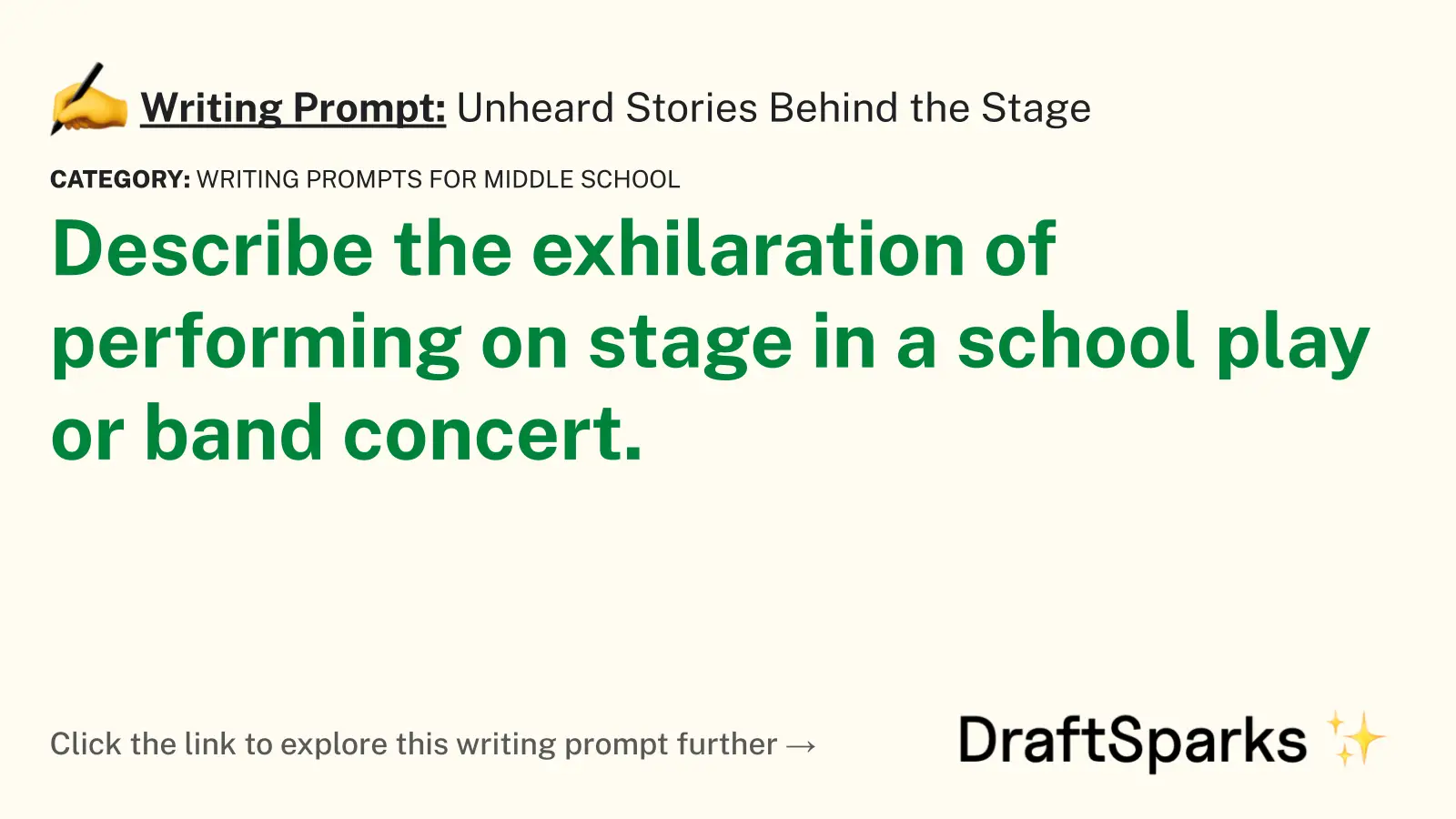 Unheard Stories Behind the Stage