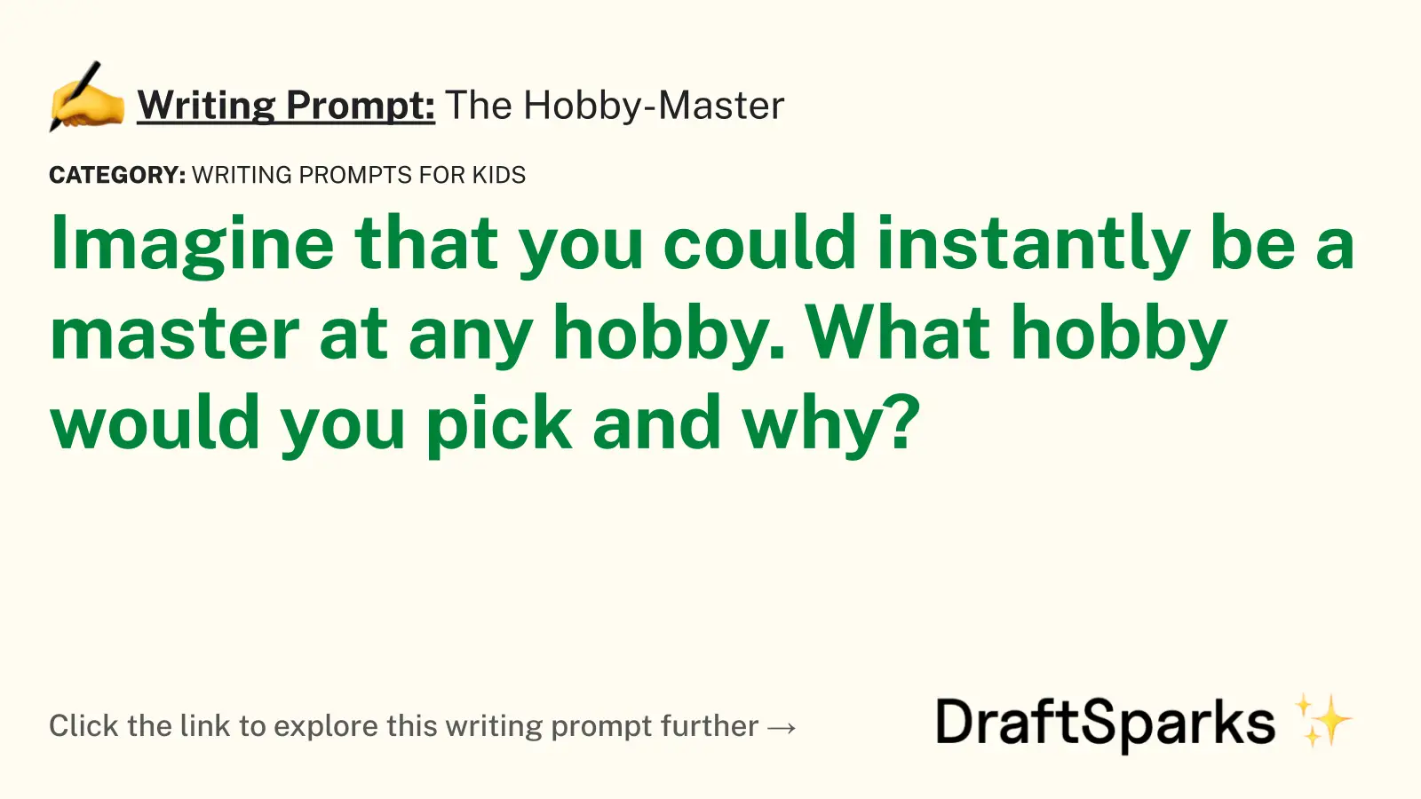 The Hobby-Master