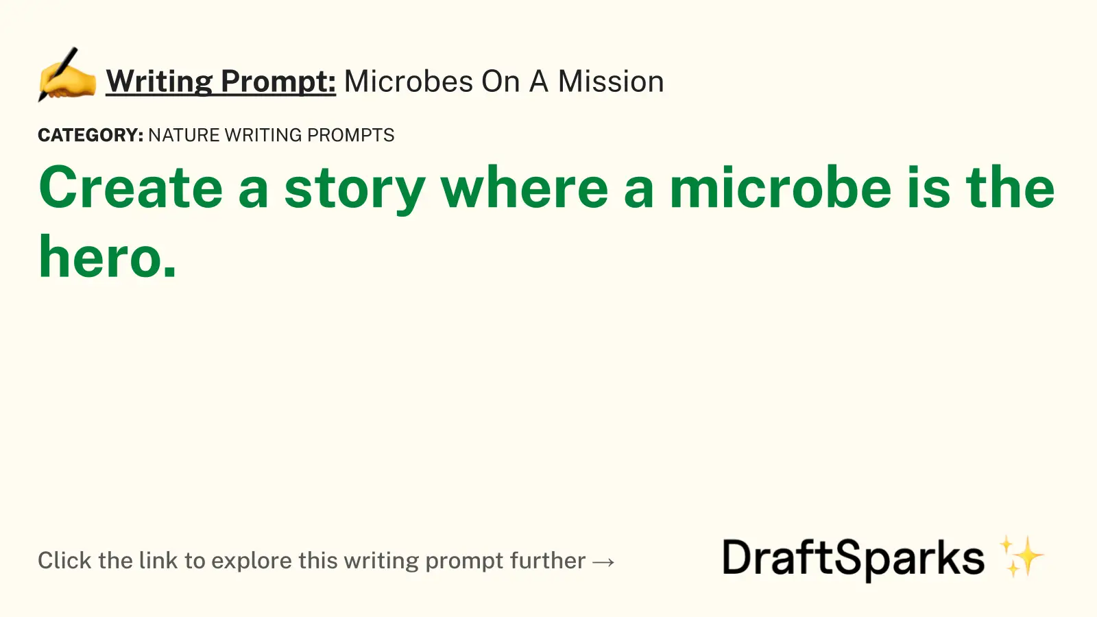 Microbes On A Mission
