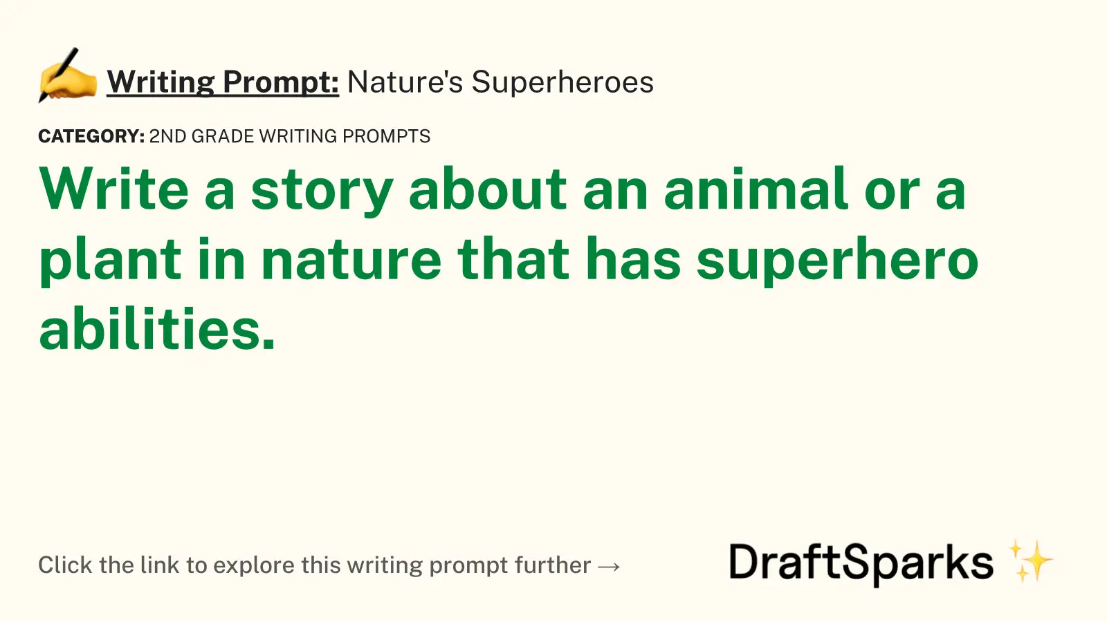 Nature’s Superheroes