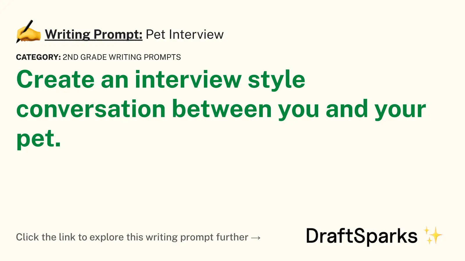 Pet Interview
