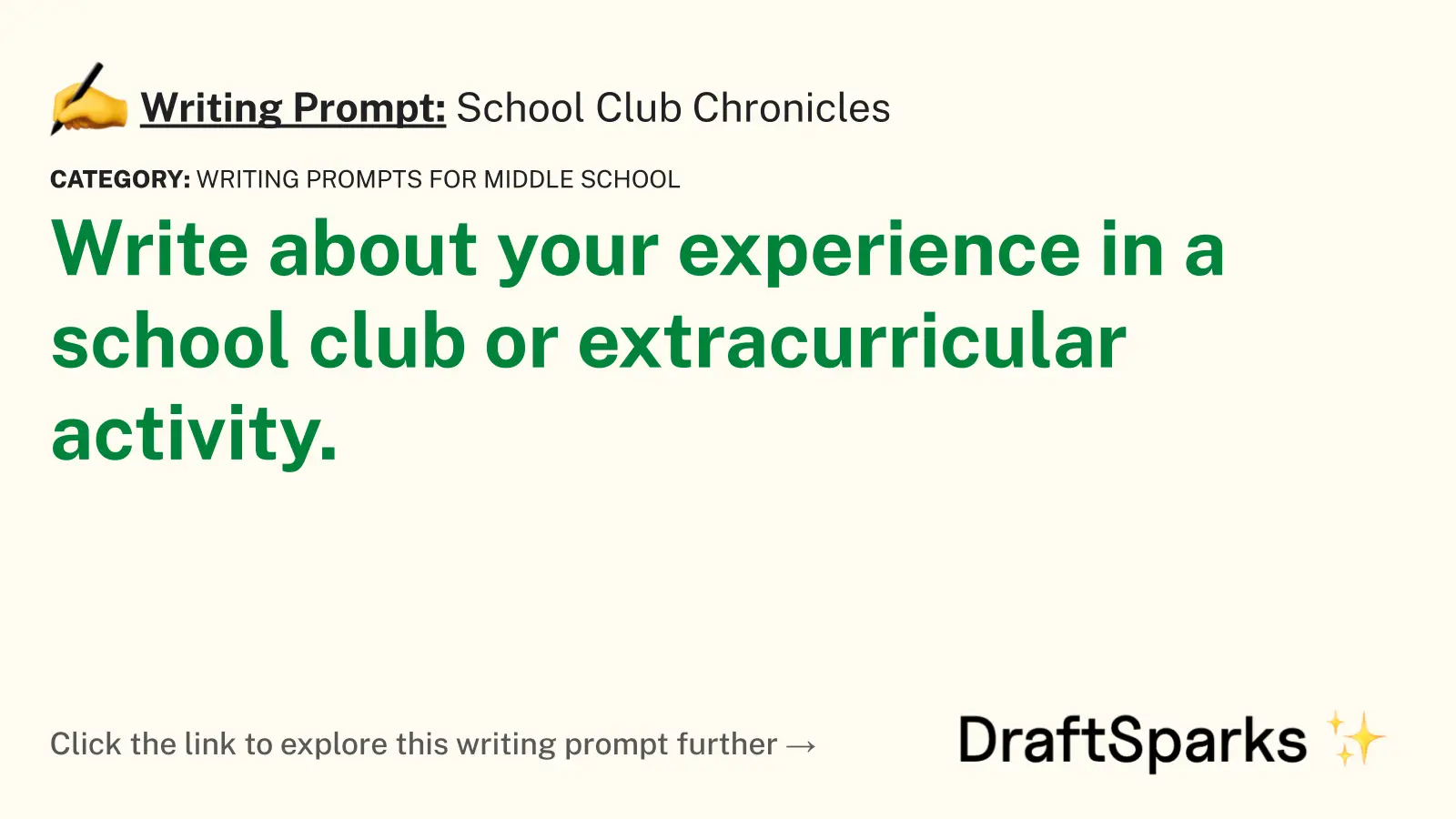 School Club Chronicles