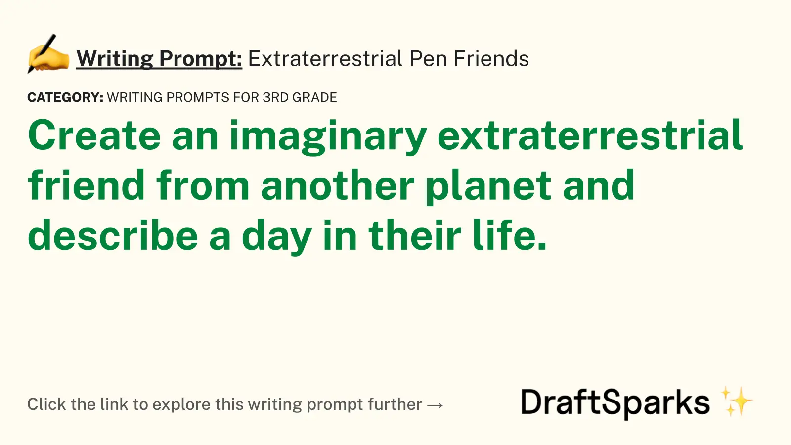 Extraterrestrial Pen Friends
