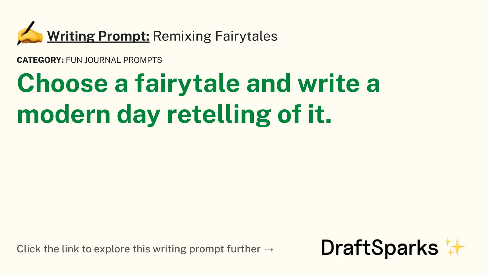 Remixing Fairytales
