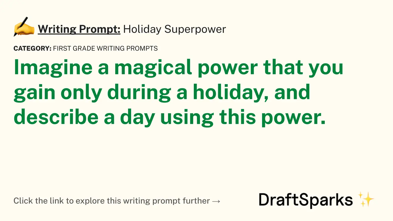Holiday Superpower