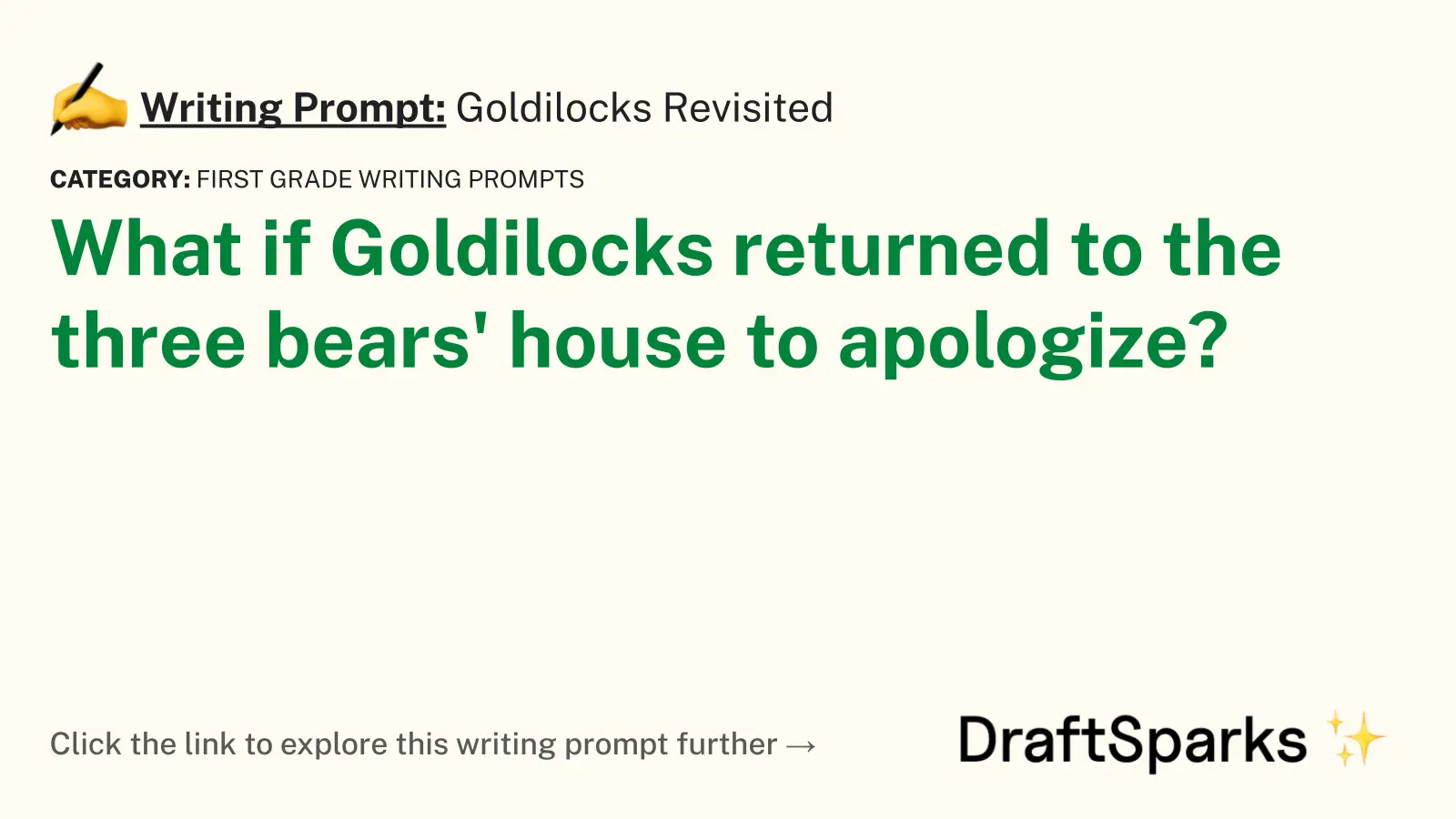 Goldilocks Revisited