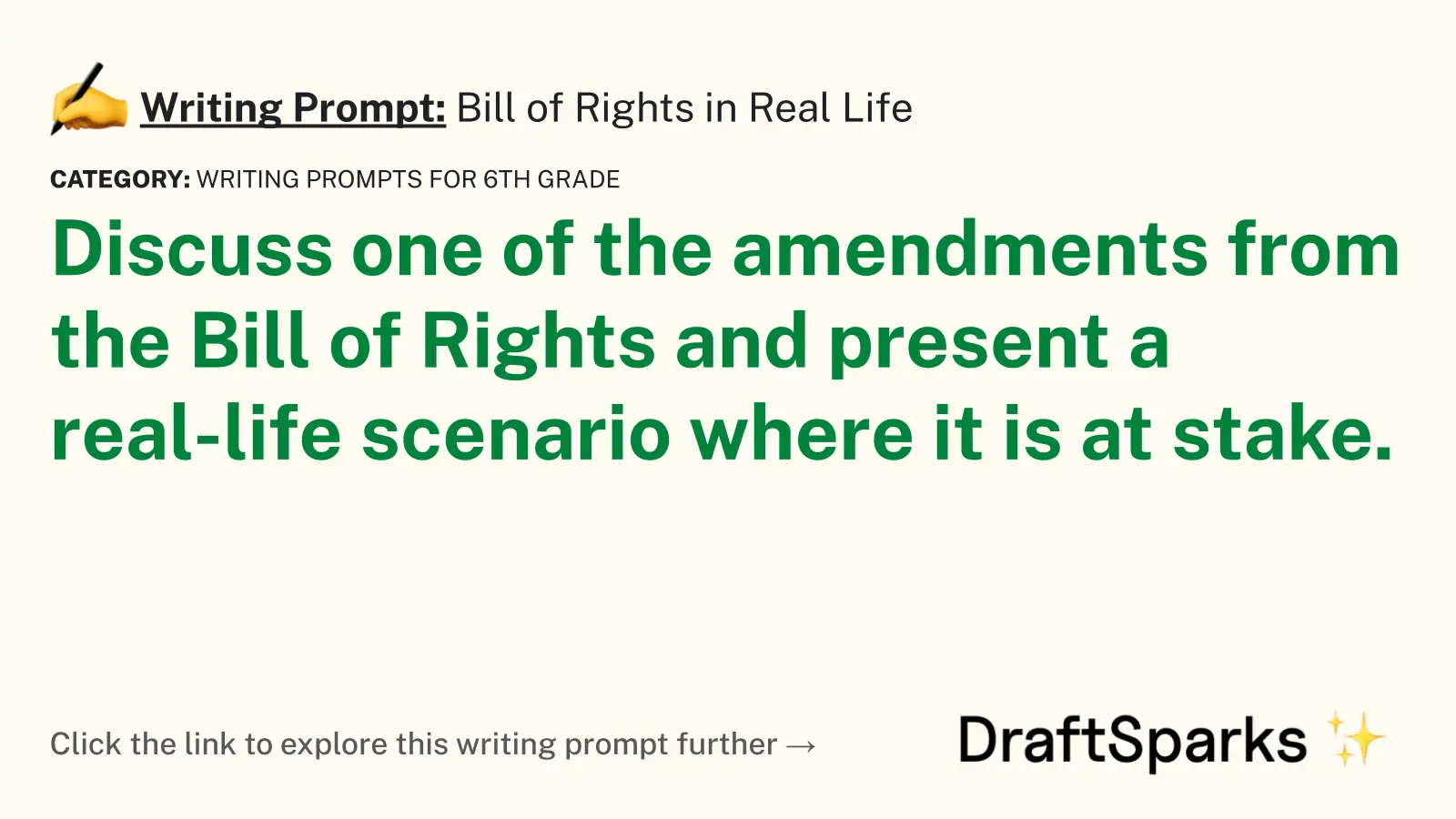 Bill of Rights in Real Life