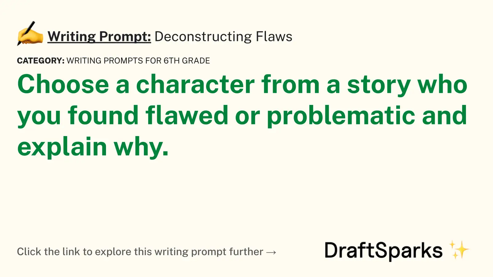 Deconstructing Flaws