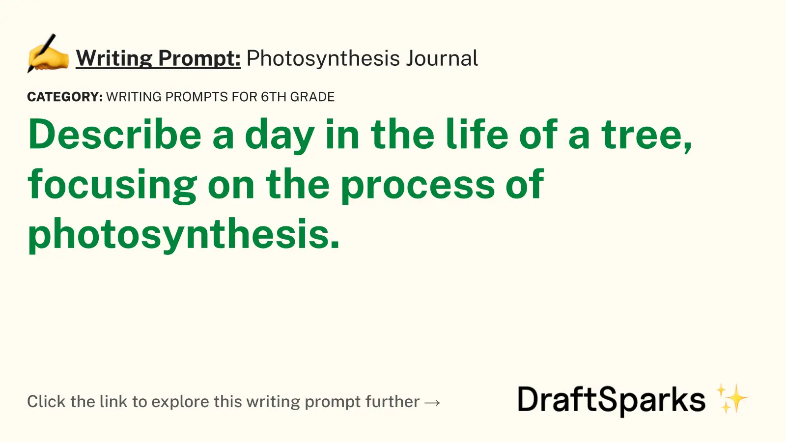 Photosynthesis Journal