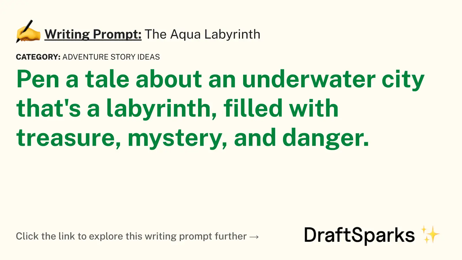 The Aqua Labyrinth
