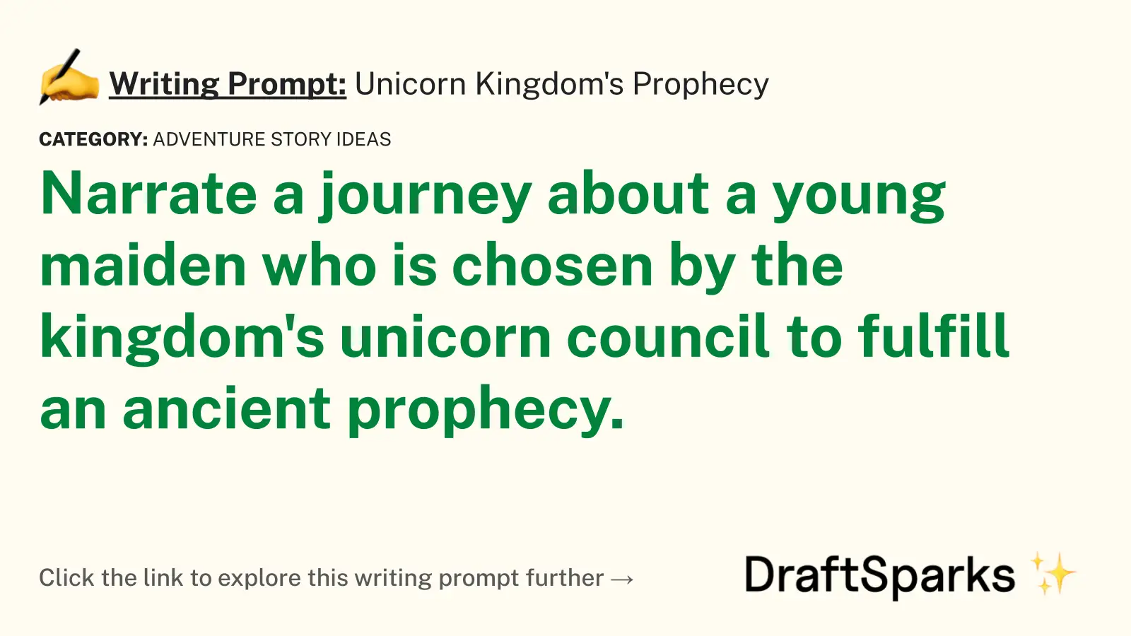 Unicorn Kingdom’s Prophecy