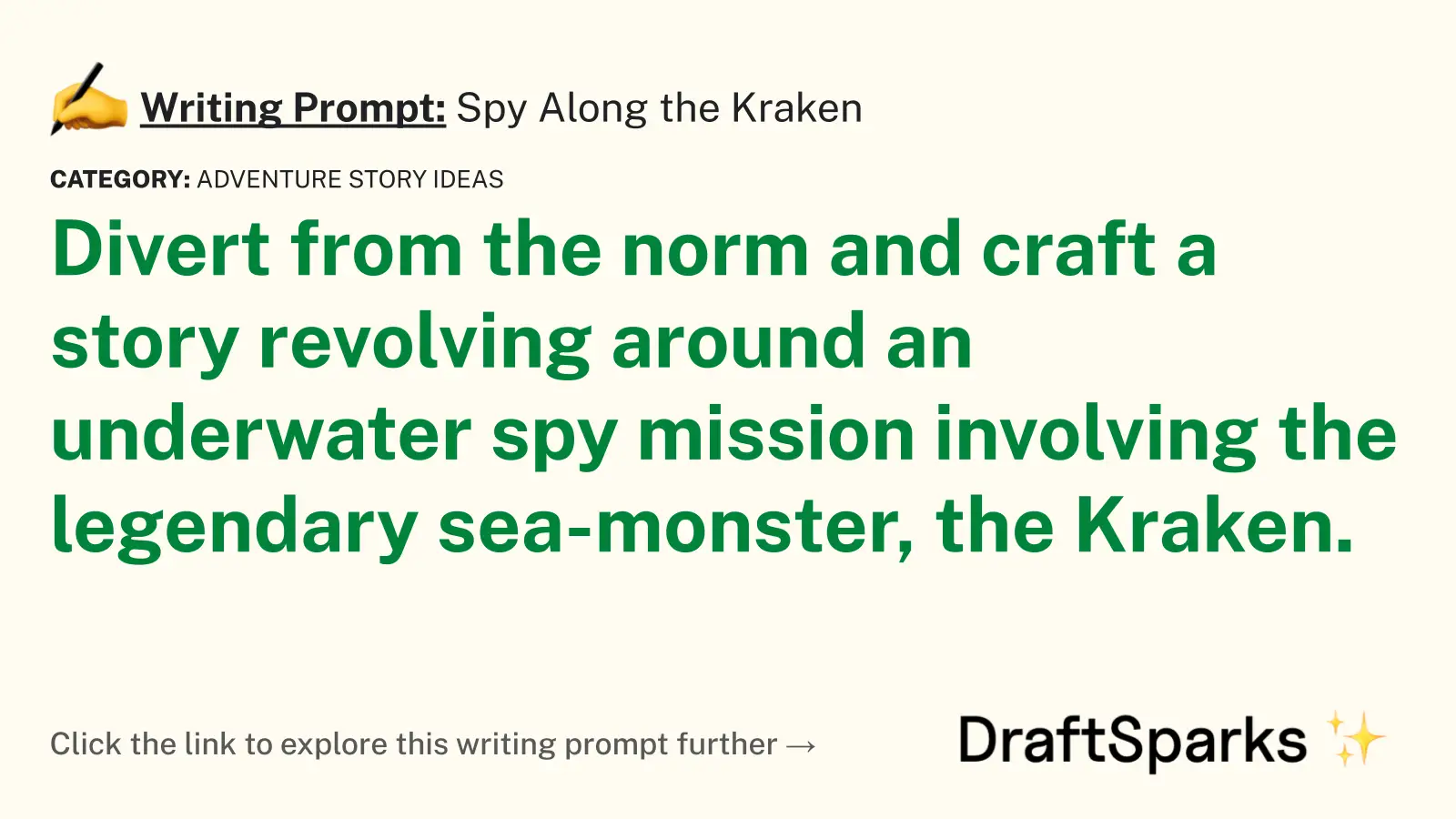 Spy Along the Kraken