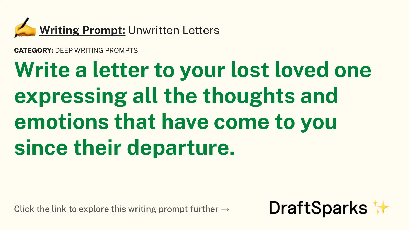 Unwritten Letters