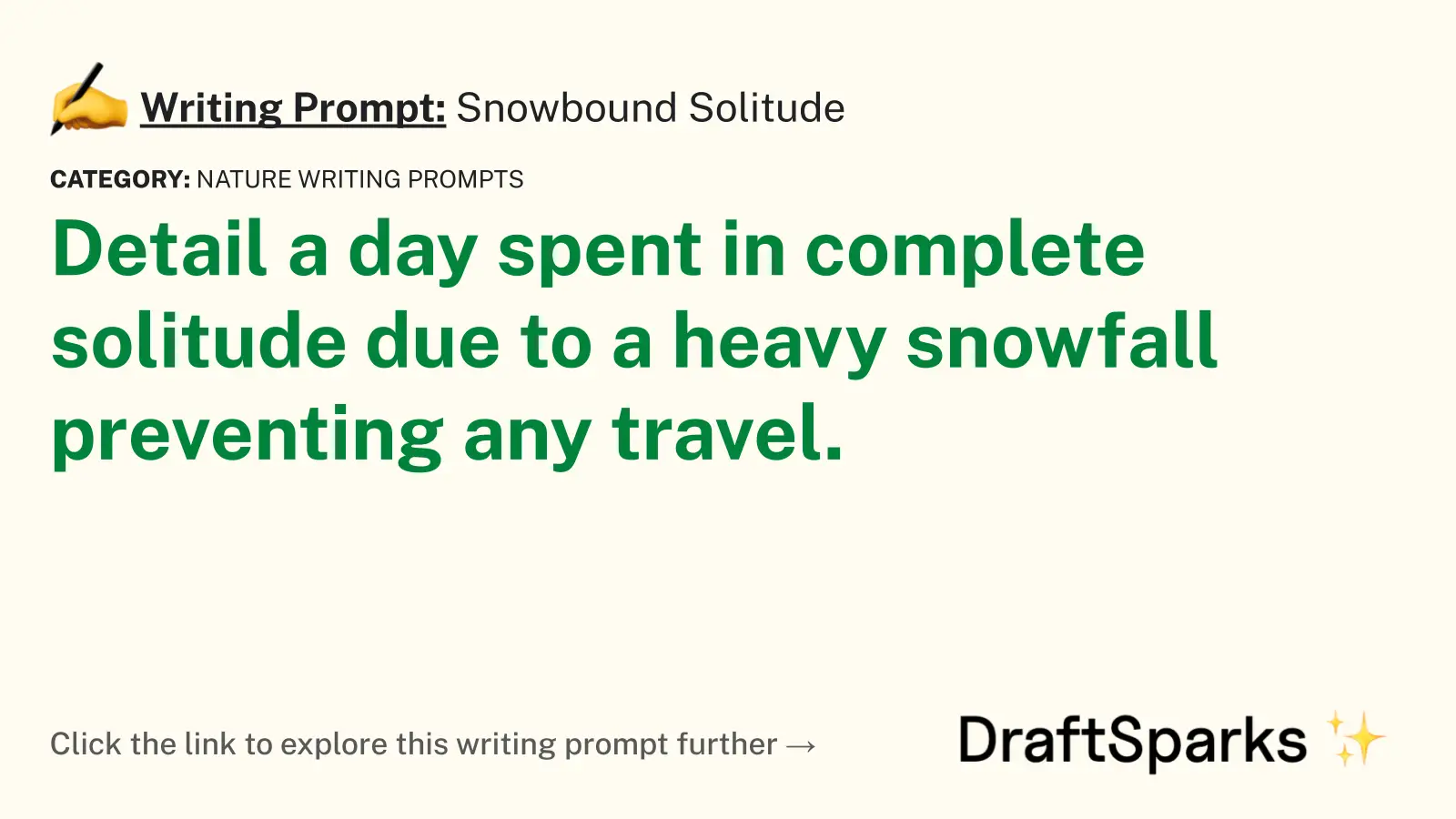 Snowbound Solitude