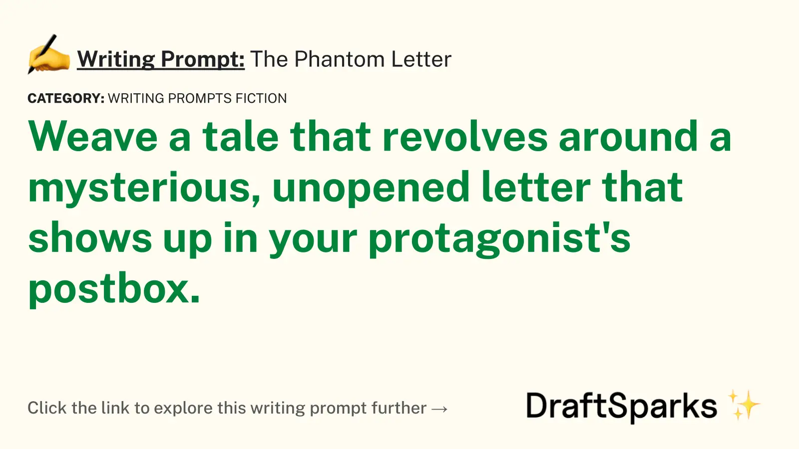The Phantom Letter