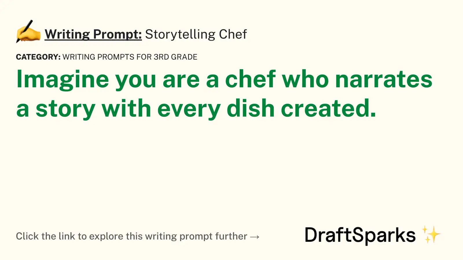 Storytelling Chef