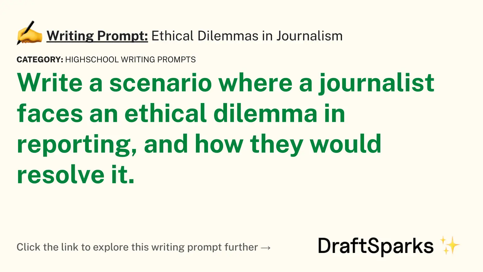 Ethical Dilemmas in Journalism