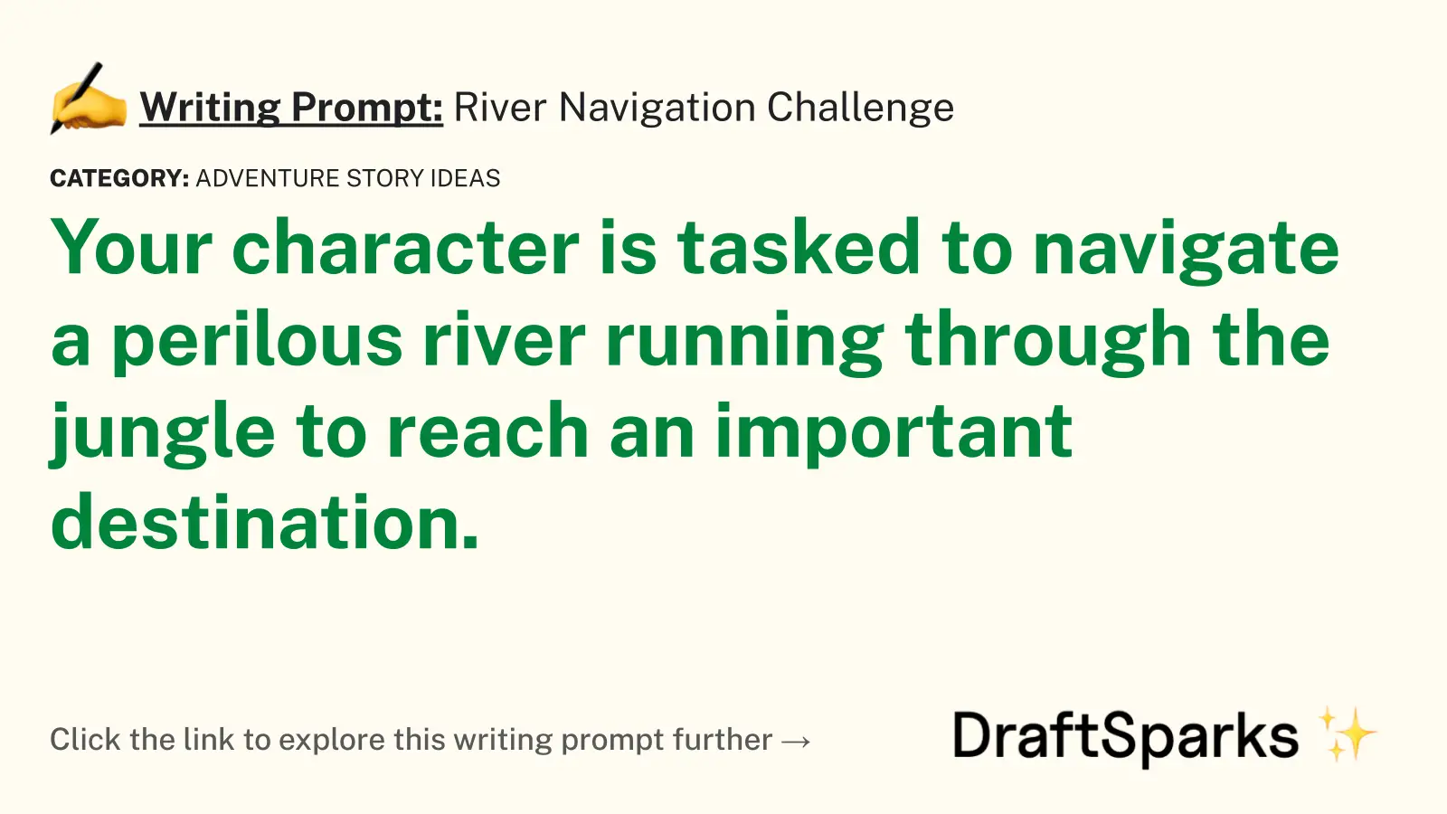 River Navigation Challenge