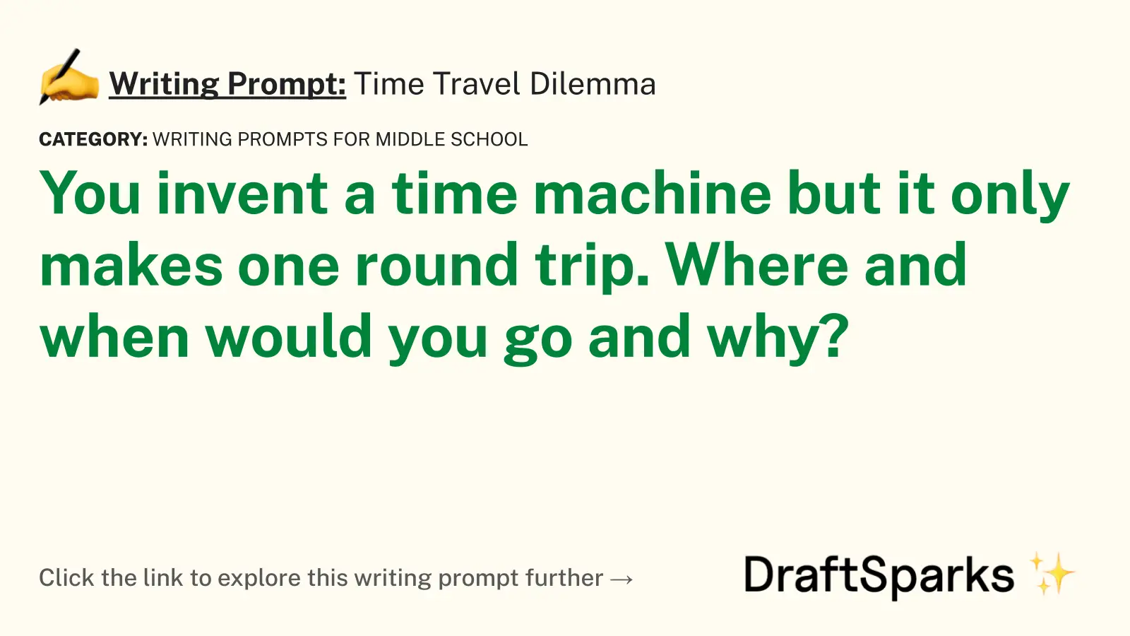 Time Travel Dilemma