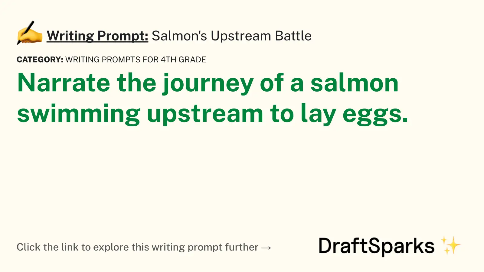 Salmon’s Upstream Battle
