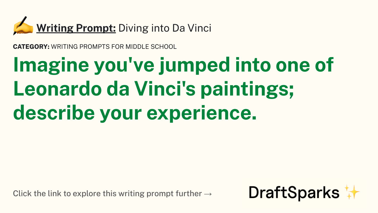 Diving into Da Vinci