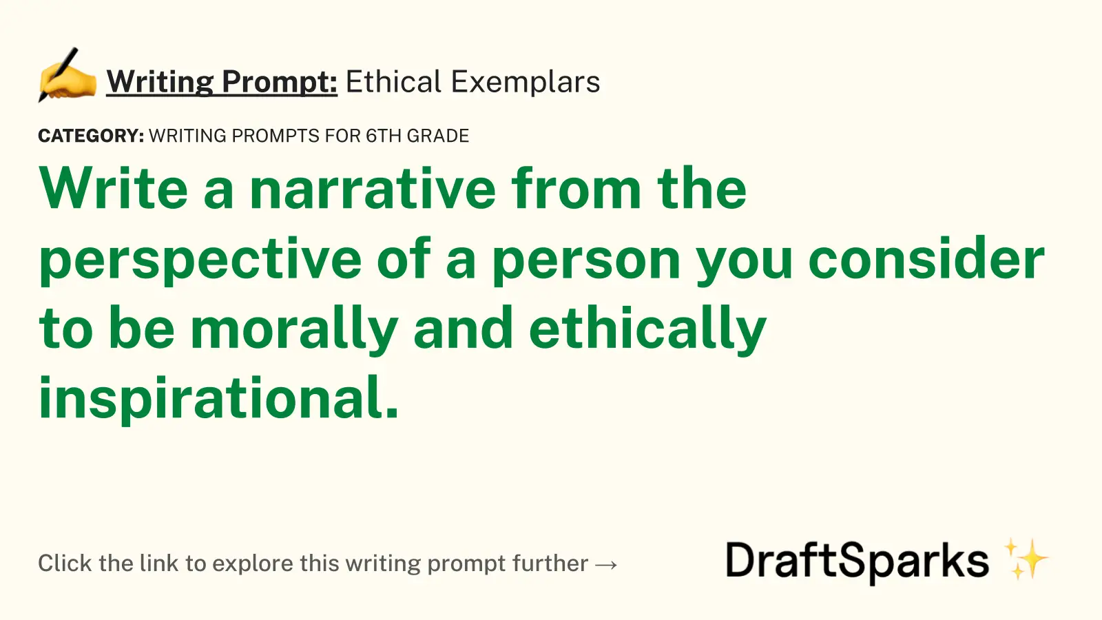 Ethical Exemplars