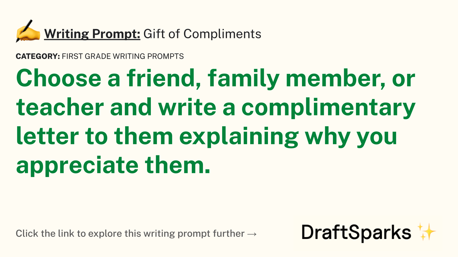 Gift of Compliments