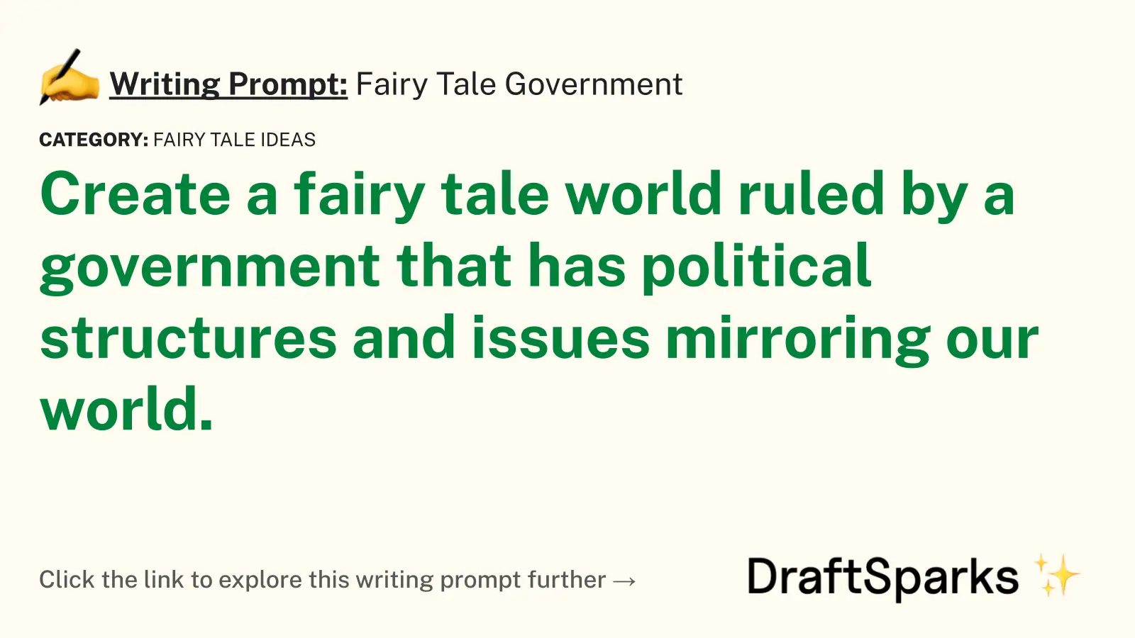 Fairy Tale Government