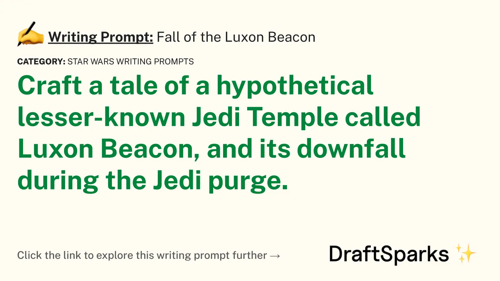 Fall of the Luxon Beacon